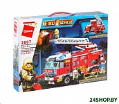 Картинка Конструктор QMAN Fire Rescue 2807 Пожарная машина