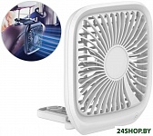 Картинка Вентилятор Baseus Foldable Vehicle-mounted Backseat Fan (белый)