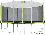 Картинка Батут Alpin 4.04 м с защитной сеткой и лестницей