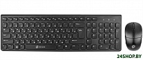 Картинка Мышь + клавиатура Oklick 220 M Wireless Keyboard & Optical Mouse