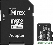 Картинка Карта памяти Mirex microSDXC 13613-AD3UH256 256GB (с адаптером)