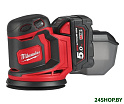 Эксцентриковая шлифмашина Milwaukee M18 BOS125-502B 4933464229 (с 2-мя АКБ, сумка)