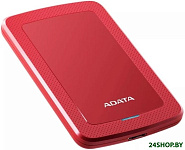 Картинка Внешний жесткий диск A-Data HV300 2Tb (красный) (AHV300-2TU31-CRD)