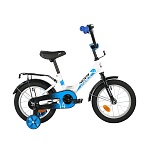 Картинка Детский велосипед Novatrack Forest 14 2021 141FOREST.WT21 (белый/синий)