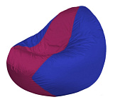 Картинка Бескаркасное кресло Flagman Classic К2.1-50 (фуксия/светло-синий)