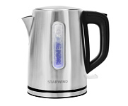 Картинка Чайник электрический StarWind SKS3091 (серебристый/черный)