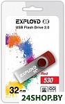 Картинка USB флэш-накопитель Exployd 32GB 530 (красный)