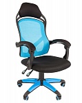 Картинка Офисное кресло CHAIRMAN Game 12 (черный/голубой)