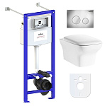 Картинка Унитаз Lavinia Boho Relfix Bristol Rimless 6 в 1 77050198