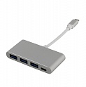 Кабель-адаптер USB-C -> 3xUSB3.0+USB-C port