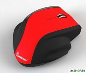 Картинка Мышь SmartBuy SBM-613AG-RK (черный/красный)