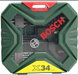 Картинка Набор торцевых головок и бит Bosch X-Line Classic 2607010608 34 предмета