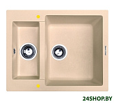 Картинка Кухонная мойка Zigmund and Shtain Rechteck 600.2 (топленное молоко)