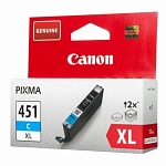 Картинка Чернильница Canon CLI-451C XL Cyan