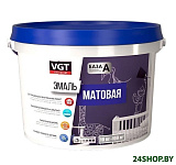 Картинка Эмаль VGT ВД-АК-1179 Универсальная Матовая RAL8011 1 кг (коричневый)
