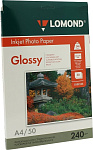 Картинка Фотобумага Lomond глянцевая односторонняя A4 240 г/кв.м. 50 листов (0102135)