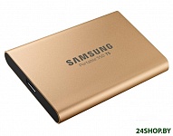 Картинка Внешний накопитель Samsung T5 1TB (розовое золото)