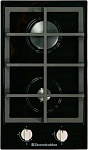 Картинка Встраиваемая газовая варочная панель (поверхность) Electronicsdeluxe TG2 400215F-007 (черны