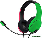 Картинка Проводная гарнитура PDP LVL40 (Pink Green)