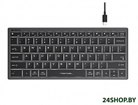 Картинка Клавиатура A4Tech Fstyler FX61 (серый/черный)