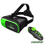 Картинка Очки виртуальной реальности Esperanza EGV300R (черный/зеленый)