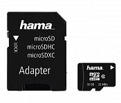Картинка Карта памяти Hama microSDHC 32GB (Class 10) + адаптер [00108086]