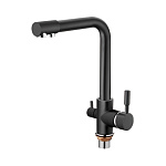 Картинка Смеситель Ledeme H55 L4055B-3 (черный матовый)