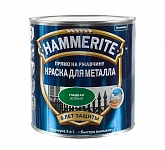 Картинка Краска Hammerite по металлу гладкая 2.5 л (зеленый)
