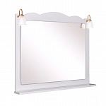 Картинка Зеркало Аква Родос Классик 100 (белый, с подсветкой)