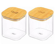 Картинка Набор банок Elan Gallery Crystal Glass 360093 (2 шт)