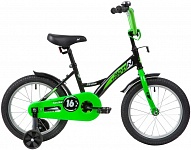 Картинка Детский велосипед Novatrack Strike 16 2020 163STRIKE.BKG20 (черный/зеленый)
