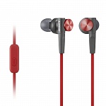 Картинка Наушники с микрофоном Sony MDR-XB50AP (красный)