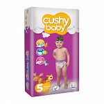 CUSHY BABY Jumbo pack [5]Junior-52 Детские подгузники, 52 шт