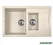 Картинка Кухонная мойка ZorG Luka 102 (слоновая кость)