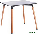 Кухонный стол TetChair John 80x80x75 (черный/натуральный)