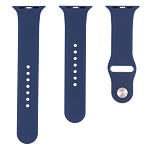 Картинка Ремешок Evolution AW44-S01 для Apple Watch 42/44 мм (navy blue)