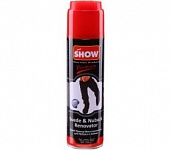 SHOW Спрей Крем-краска восстановитель для нубука и замши, цвет черный, с щеткообразной крышкой, 250