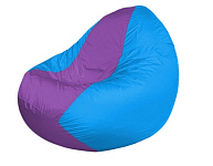 Картинка Бескаркасное кресло Flagman Classic К2.1-252 (сиреневый/голубой)