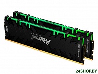 Картинка Оперативная память Kingston FURY Renegade RGB 2x16GB DDR4 PC4-25600 KF432C16RB1AK2/32