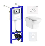 Картинка Унитаз Lavinia Boho Relfix Bristol Rimless 6 в 1 77050203