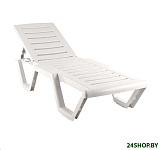 Картинка Шезлонг Элластик-Пласт Атлант 186x63x32 (белый)