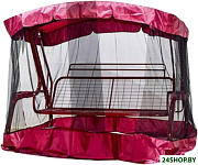 Картинка Москитная сетка МебельСад АМС эконом 220x145x175 см (черно-бордовый)