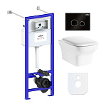 Картинка Унитаз Lavinia Boho Relfix Bristol Rimless 6 в 1 77050204