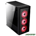 Картинка Корпус AeroCool Quartz Red