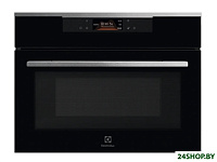 Картинка Электрический духовой шкаф Electrolux CombiQuick KVLBE08X