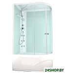 Картинка Душевая кабина Domani-Spa Delight 128 High 120x80 L с гидромассажем (белый/матовый)