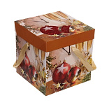 Картинка Упаковка подарков Серпантин Бой курантов 22x22x22 см 214-039