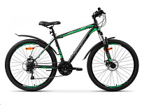 Картинка Велосипед Aist Quest Disc 26 2022 (16, серый/зеленый)