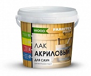 Картинка Лак Farbitex Profi Wood Акриловый для саун 1 л (матовый)