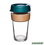 Картинка Многоразовый стакан KeepCup Brew Cork L Eventide 454мл (бирюзовый)